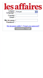 Mobile Screenshot of classements.lesaffaires.com